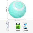 Bolinha Rolante Automática Recarregável para Gatos